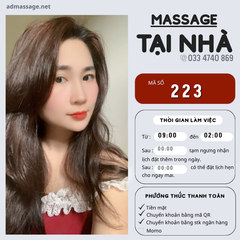 SỐ 223: MASSAGE TẠI NHÀ HÀ NỘI