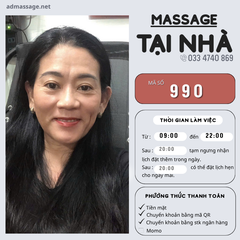 SỐ 990: MASSAGE TẠI NHÀ HCM