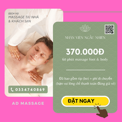 MASSAGE TẠI NHÀ HCM (NHÂN VIÊN NGẪU NHIÊN)