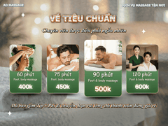 MASSAGE TẬN NƠI - VÉ TIÊU CHUẨN