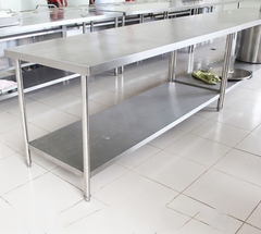 BÀN INOX 1 TẦNG