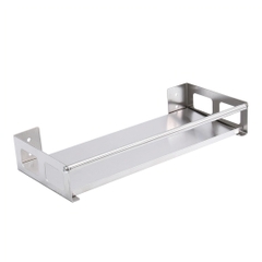Kệ inox 1 tầng treo tường