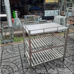 Kệ inox 3 tầng các loại