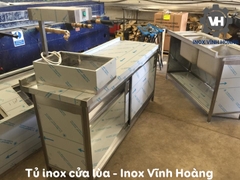 Tủ inox cửa lùa