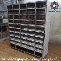 Tủ giày inox