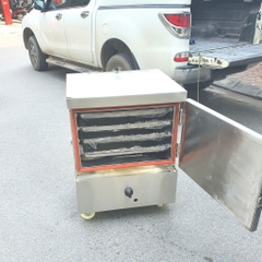 Tủ nấu cơm 4 khay gas
