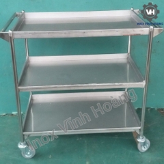 Xe đẩy inox D600