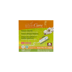 Tampon Hữu Cơ 4 Giọt Silvercare Super Plus 15 miếng