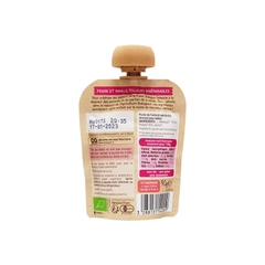 Trái Cây Nghiền Hữu Cơ Cho Bé Vị Dâu, Táo, Vani Babybio 90g (≥ 6 tháng)
