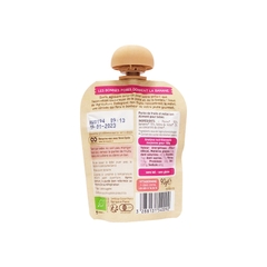Trái Cây Nghiền Hữu Cơ Cho Bé Vị Lê, Chuối, Hạt Kê Babybio 90g (≥ 6 tháng)