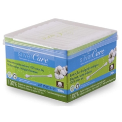 Bông Tăm Hữu Cơ Silvercare Hộp 200 cái