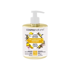 Gel Rửa Tay Hữu Cơ Hương Chanh Cỏ Roi Ngựa Cosmo Naturel Gravier 500ml