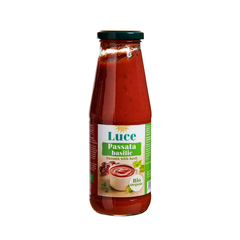 Sốt Cà Chua Xay Nhuyễn Passata Húng Quế Hữu Cơ Luce 680G