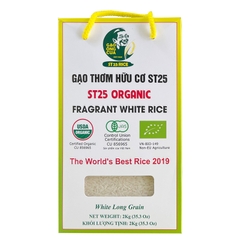 Gạo ST25 Hữu Cơ Hộp 2kg (Hộp)