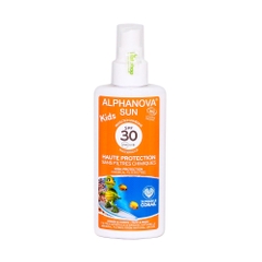 Kem Chống Nắng Hữu Cơ Cho Bé SPF30 Dạng Xịt Alphanova Sun 125g