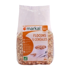 Ngũ Cốc Hỗn Hợp Hữu Cơ Cán Dẹp MARKAL 500g