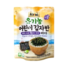 Rong Biển Rắc Cơm Hữu Cơ Vị Hải Sản Alvins 21g