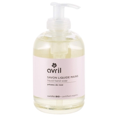 Nước Rửa Tay Hữu Cơ Hương Hoa Hồng Avril 300ml