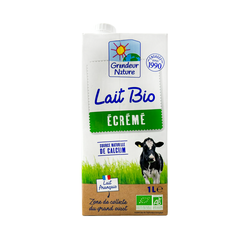 Sữa Tươi Hữu Cơ Tách Béo Grandeur Nature 1L