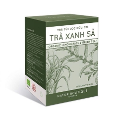 Trà Xanh Sả Hữu Cơ Fito 20 Túi Lọc