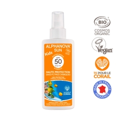 Kem Chống Nắng Hữu Cơ Trẻ Em SPF50 Dạng Xịt Alphanova Sun 125g