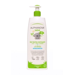 Gel Tắm Gội Hữu Cơ Cho Bé Dermo Cleansing Alphanova 500ml