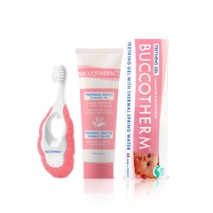 Bộ Chăm Sóc Răng Hữu Cơ Cho Bé Mới Mọc Răng Buccotherm 50ml Kèm Bàn Chải (0-3Y)