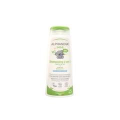 Dầu Gội Hữu Cơ Cho Bé 2 Trong 1 Alphanova Bebe 200ml