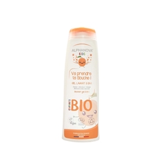 Sữa Tắm Gội Hữu Cơ Trẻ Em Dạng Gel 3 Trong 1 Alphanova Kids 250ml