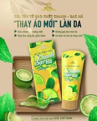 Tẩy Tế Bào Chết Chanh Bạc Hà, X3 Đông Anh C.Hãng Lẻ Cty 14Ok