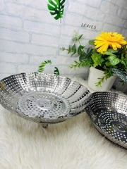 Rổ Hấp Inox Xếp Gọn Tiện Lợi 24cm (2)