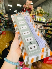 Ổ Cắm Điện PIPO chính hãng 2500W dây dài 3M loại tốt BH 3T '