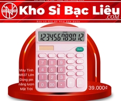 MÁY TÍNH K837 LỚN DÙNG PIN DÙNG NĂNG LƯỢNG MẶT TRỜI (3)