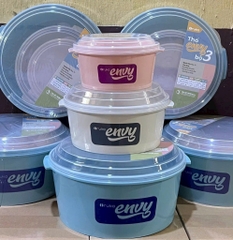 BỘ 3 THỐ TRÒN ENVY ĐỰNG THỰC PHẨM TRÒN (3)