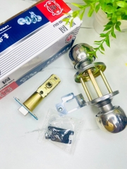 BỘ Ổ KHOÁ TAY NẮM CỬA TRÒN INOX (4)