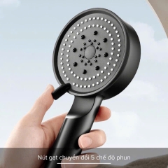 Đầu Vòi Sen Tắm Tăng Áp 5 Chế Độ (2)