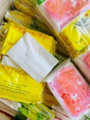 Bịch Khăn Giấy Bỏ Túi Cty Loại Thơm Xịn ( Mua 10 Tặng 3)