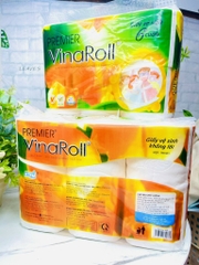 LỐC 6 CUỘN GIẤY KHÔNG LỖI VINAROL MẪU THƯỜNG (1)