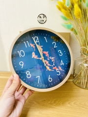 Đồng Hồ Treo Tường KIM TRÔI NHIỀU HÌNH Size 20cm (5)