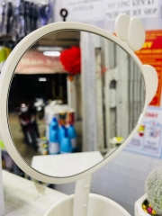 Gương Kèm Hộp Đựng Hình Tai Mèo Để Bàn Tiện Dụng (6)