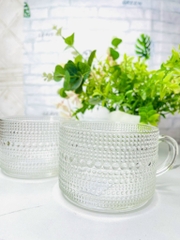 LY THUỶ TINH UỐNG TRÀ HOA VĂN SANG TRỌNG MÃ 2 (2)