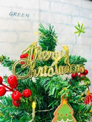 Cây Thông Noel 60cm Kèm Phụ Kiện Đèn Led Mẫu Mới (14)