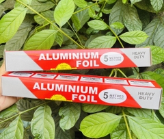 Cuộn giấy bạc Aluminium Foil -5M Cuốn đồ nướng đồ hấp (1)