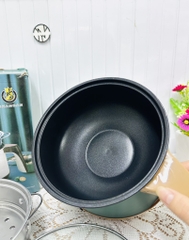 CA NẤU MÌ LẨU ĐIỆN SHANBAN MINI 18cm CÓ LỒNG HẤP