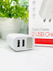 CÓC SẠC NHANH C86 2 CỔNG USB CÓ ĐÈN LED LCD CHÍNH HÃNG HOCO (7)