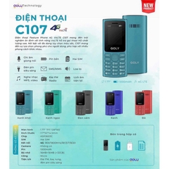 Điện thoại Người Già 4G Goly C107 4G sóng tốt,loa to,đèn pin siêu sáng dùng pin 5C (30)