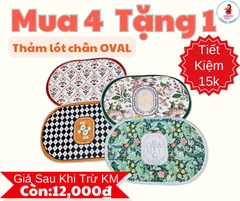 THẢM LÓT CHÂN OVAL THỔ CẨM SIÊU THẤM (2)