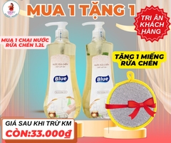 CHAI NƯỚC RỬA CHÉN 1.2L CHIẾT XUẤT GẠO CHÍNH HÃNG BLUE (3)