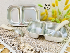 KHAY ĂN DẶM INOX CHO BÉ KÈM THÌA (3)