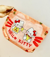 TÚI ĐỰNG MỸ PHẨM, MAKEUP KITTY CAM (3)